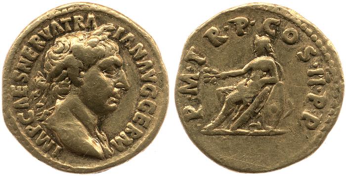 RIC II Trajan 5, реверс, bm