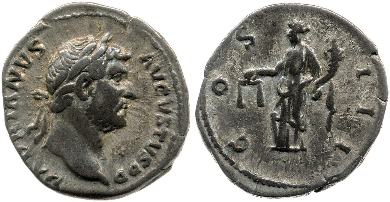 аверс RIC II, Part 3 (second edition) Hadrian 3028