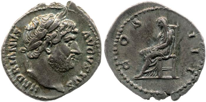 RIC II, Part 3 (second edition) Hadrian 856, реверс, bm