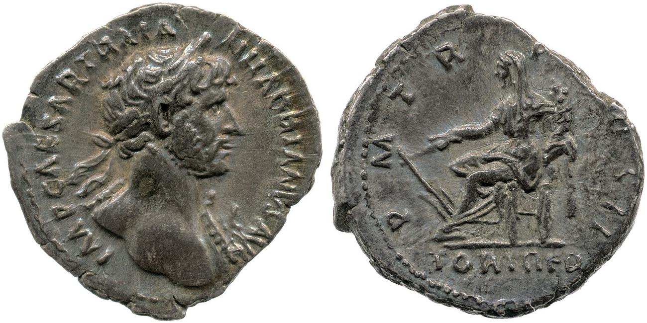 RIC II, Part 3 (second edition) Hadrian 114, аверс, bm