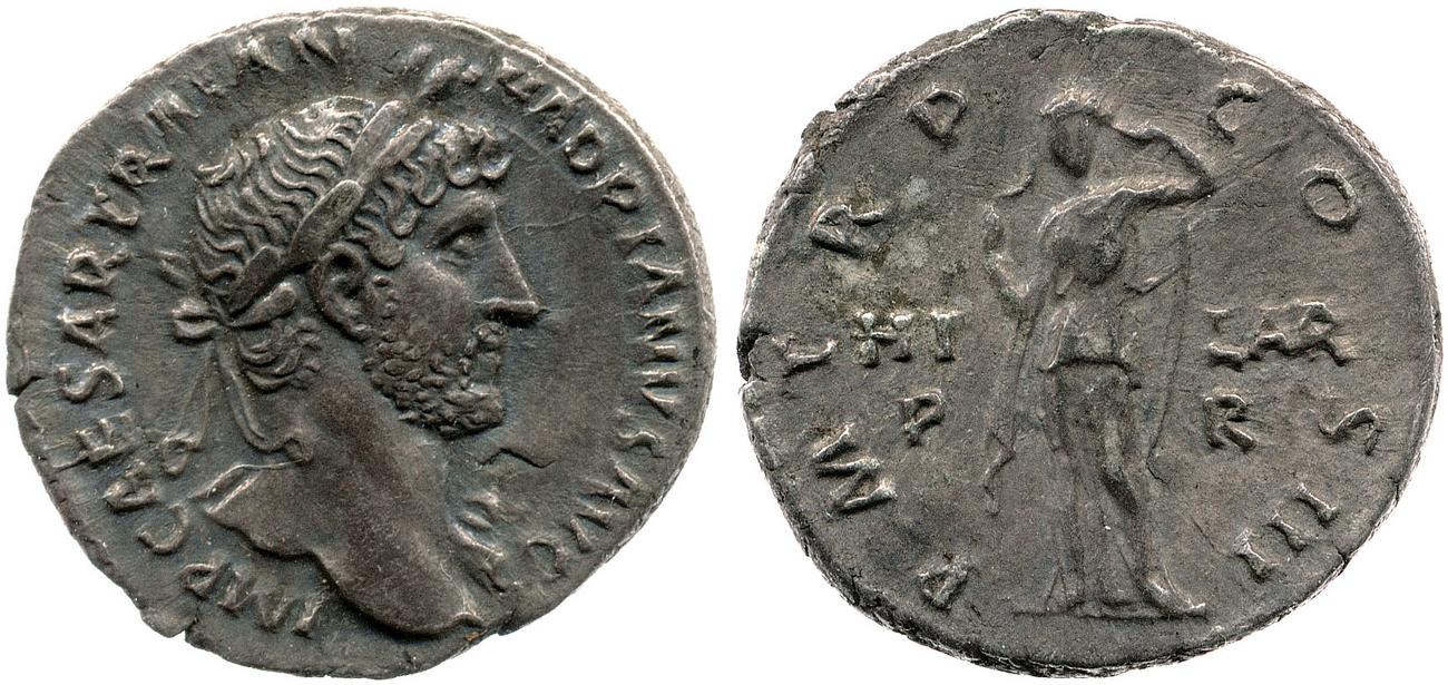 RIC II, Part 3 (second edition) Hadrian 303, аверс, bm
