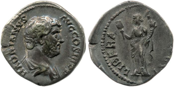 реверс RIC II, Part 3 (second edition) Hadrian 2021