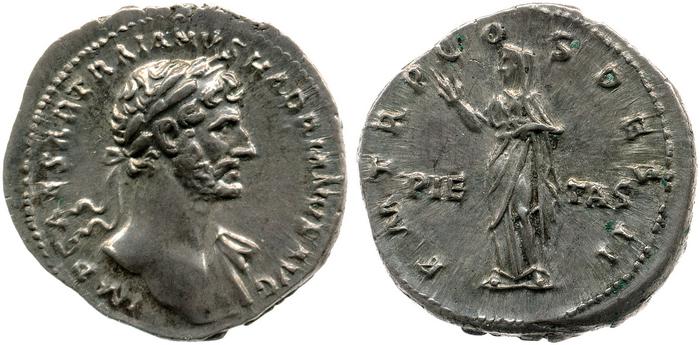 RIC II, Part 3 (second edition) Hadrian 90, реверс, bm