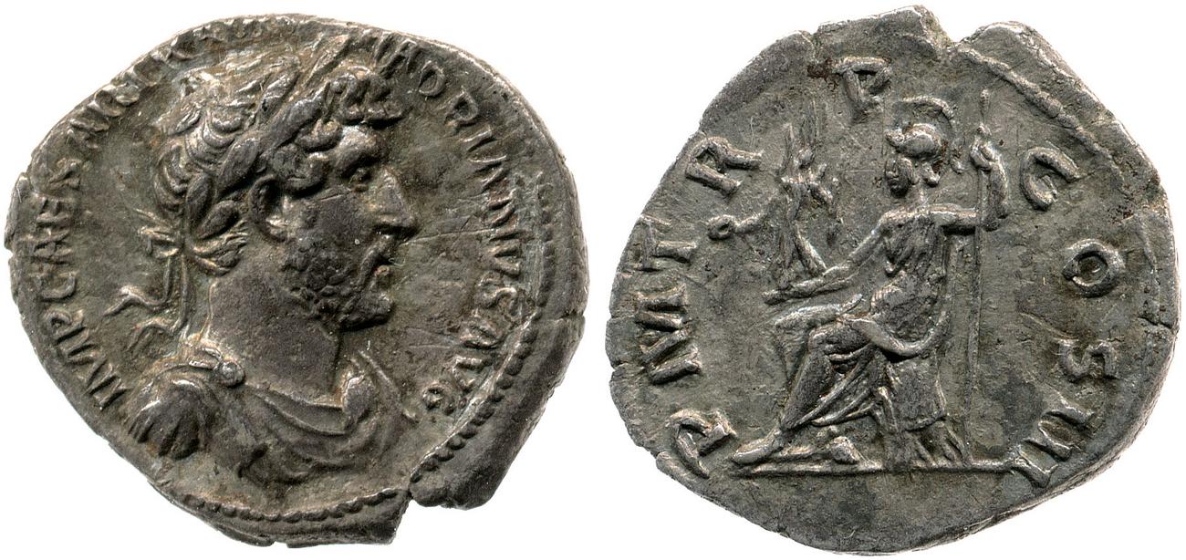 аверс RIC II, Part 3 (second edition) Hadrian 546