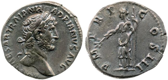 RIC II, Part 3 (second edition) Hadrian 223, реверс, bm