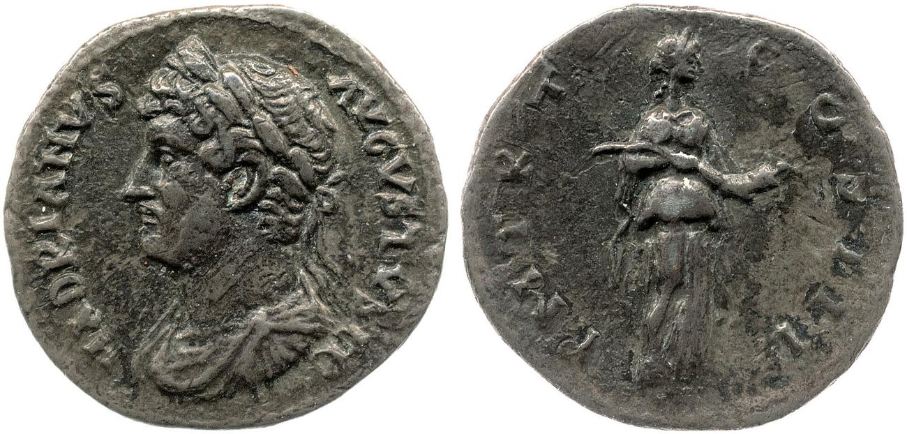 аверс RIC II, Part 3 (second edition) Hadrian 3109
