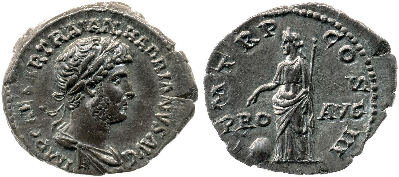 аверс RIC II, Part 3 (second edition) Hadrian 560