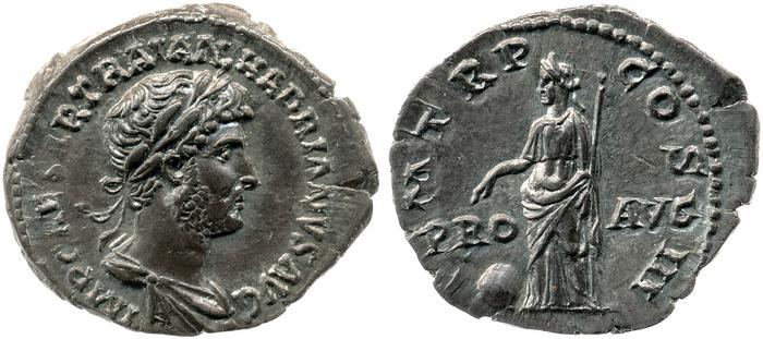 реверс RIC II, Part 3 (second edition) Hadrian 560