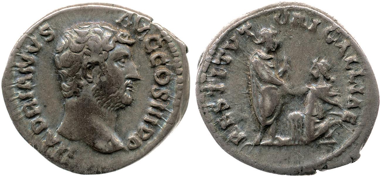 аверс RIC II, Part 3 (second edition) Hadrian 1575