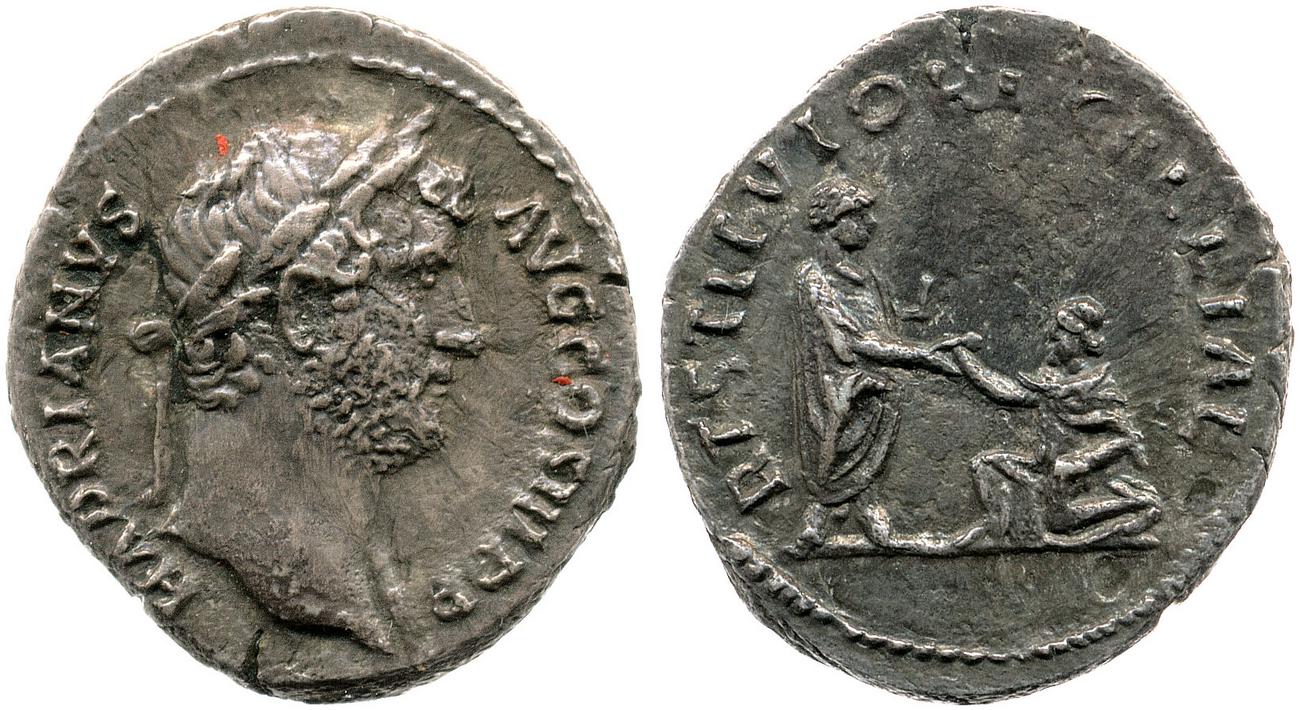 RIC II, Part 3 (second edition) Hadrian 1573, аверс, bm