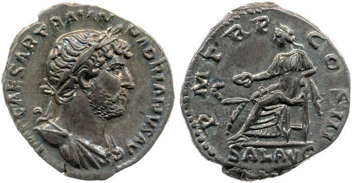RIC II, Part 3 (second edition) Hadrian 378, реверс, bm