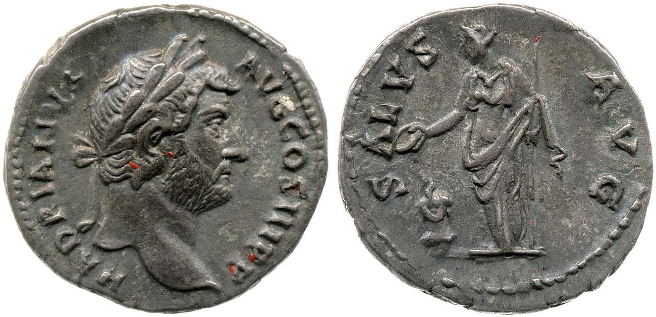 RIC II, Part 3 (second edition) Hadrian 2344, аверс, bm