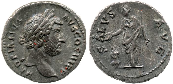 RIC II, Part 3 (second edition) Hadrian 2344, реверс, bm