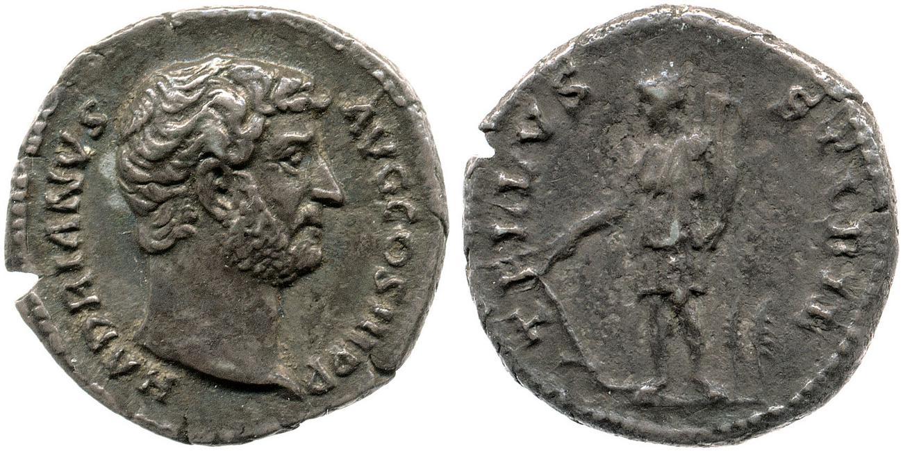 RIC II, Part 3 (second edition) Hadrian 2053, аверс, bm