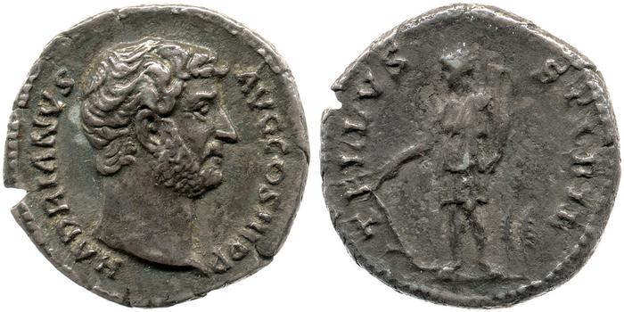 RIC II, Part 3 (second edition) Hadrian 2053, реверс, bm
