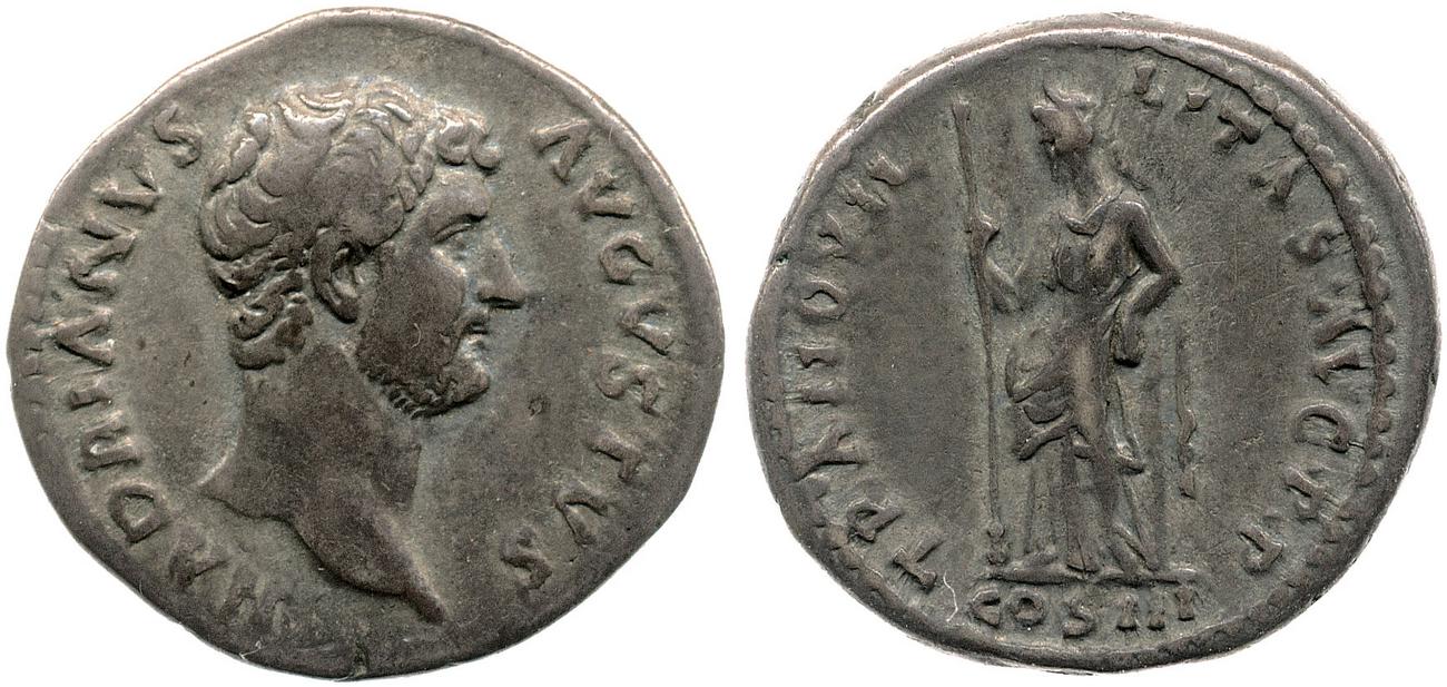 аверс RIC II, Part 3 (second edition) Hadrian 1046