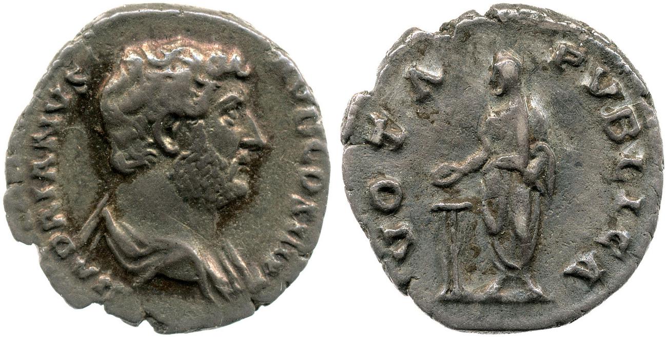 аверс RIC II, Part 3 (second edition) Hadrian 2329
