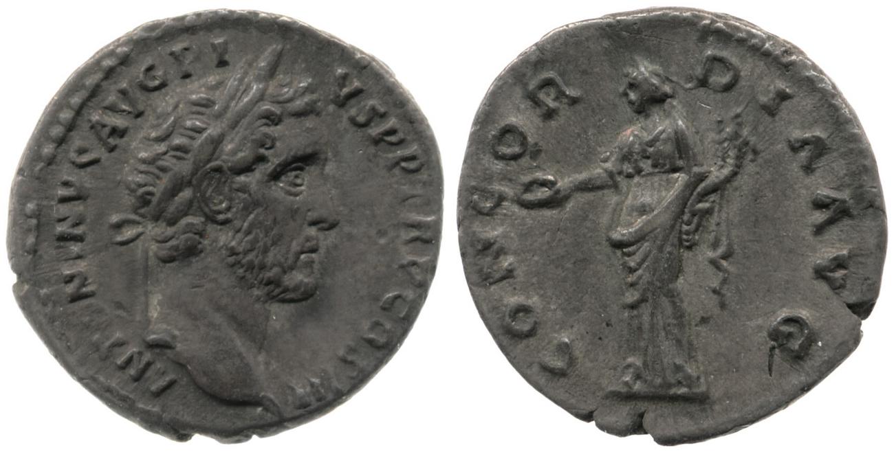 RIC III Antoninus Pius 66, аверс, bm