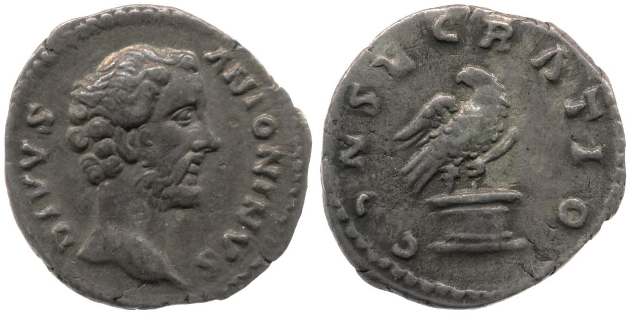 RIC III Marcus Aurelius 430, аверс, bm