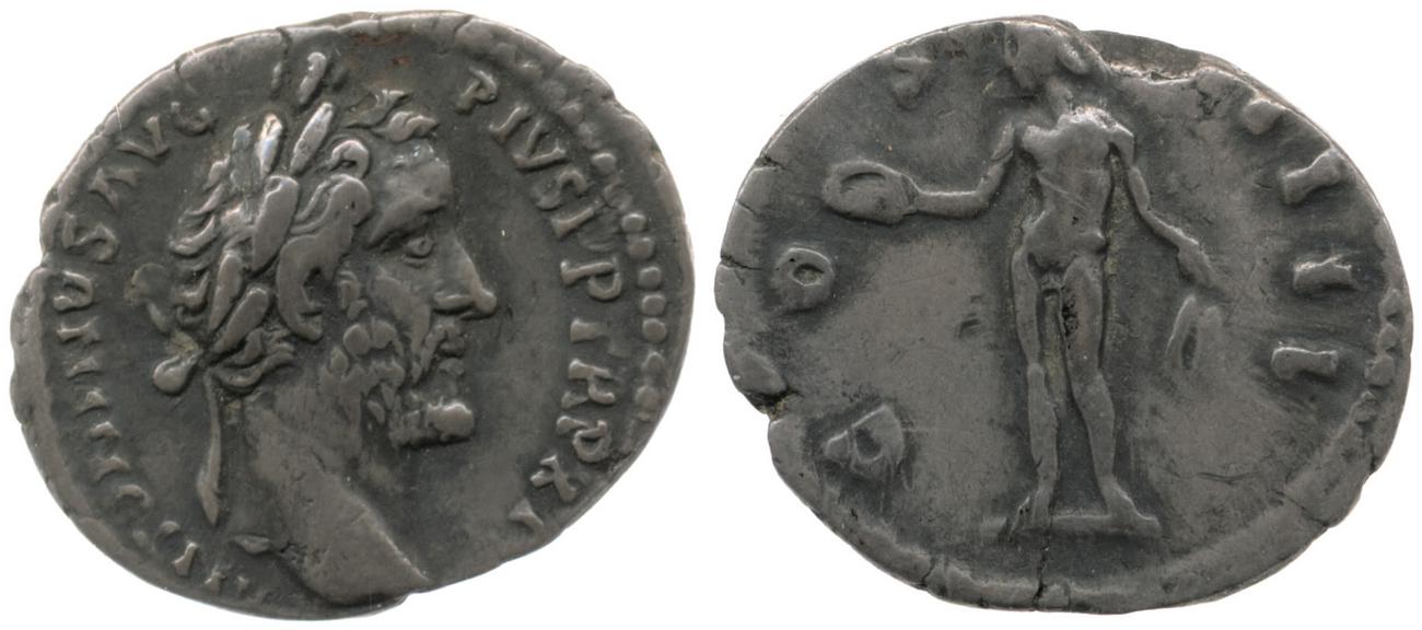 RIC III Antoninus Pius 180, аверс, bm