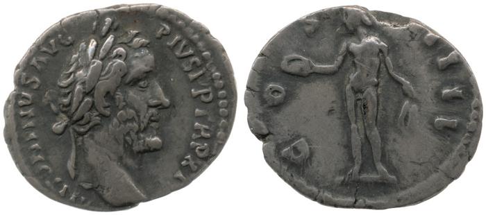 RIC III Antoninus Pius 180, реверс, bm