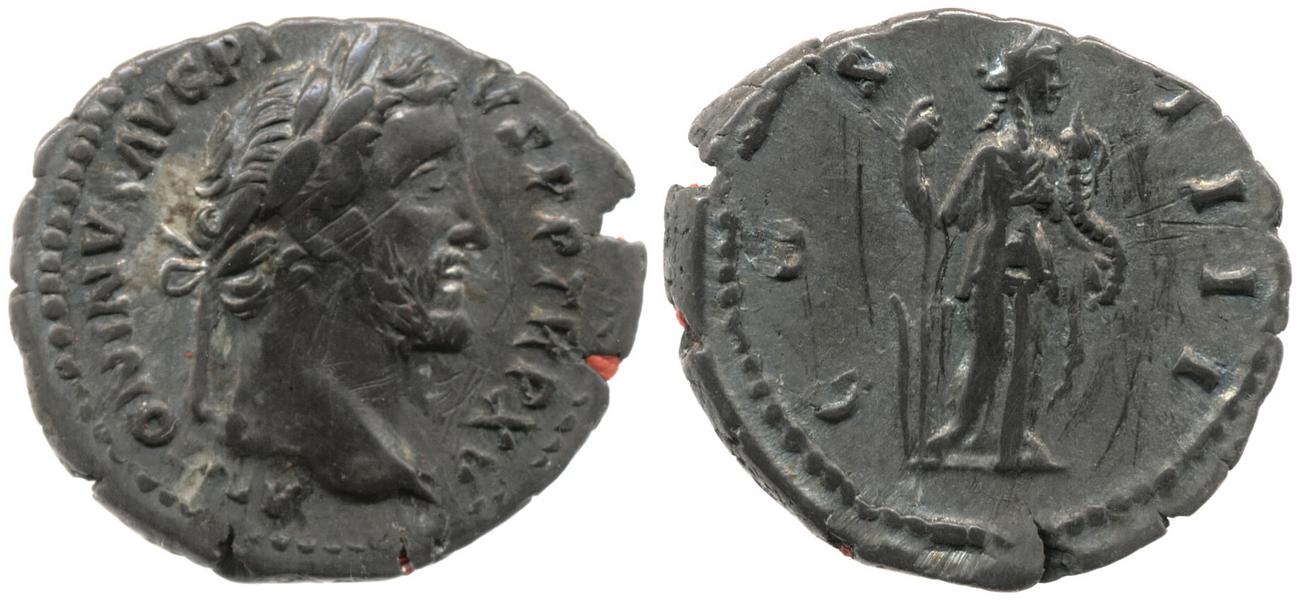 RIC III Antoninus Pius 205, аверс, bm