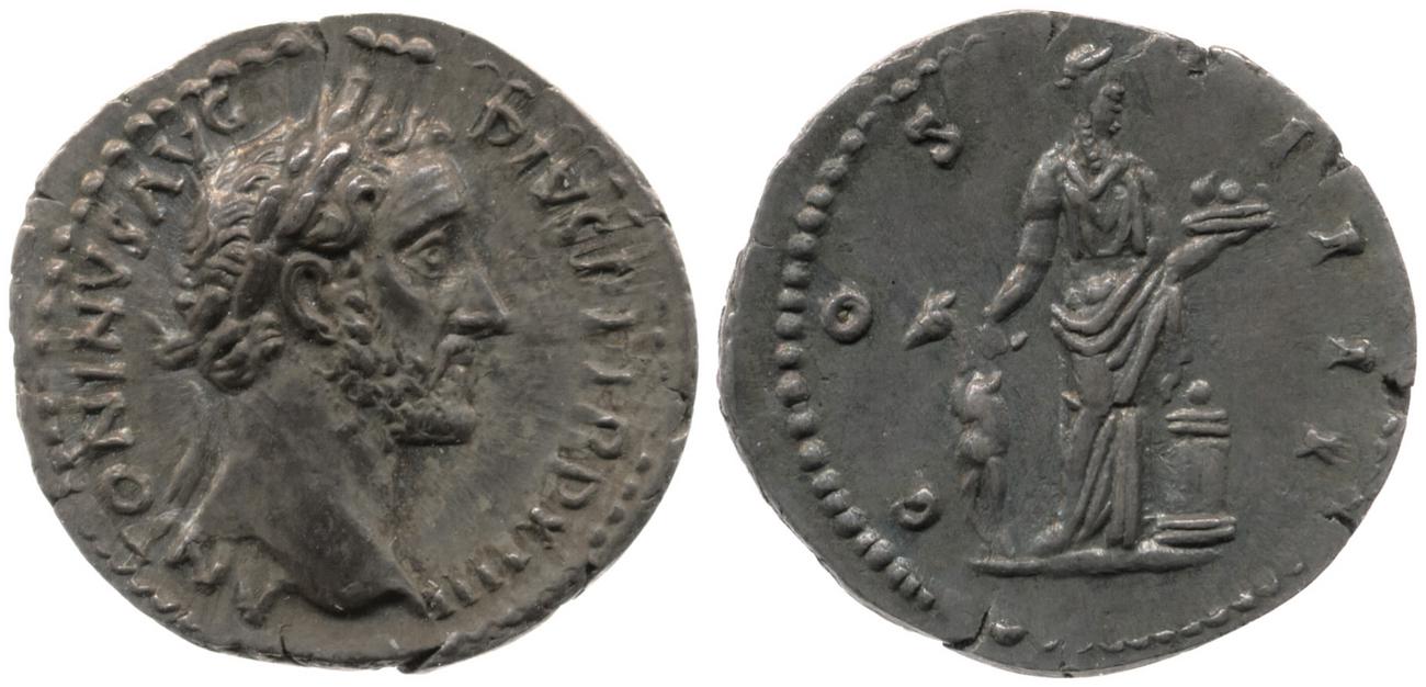 аверс RIC III Antoninus Pius 197