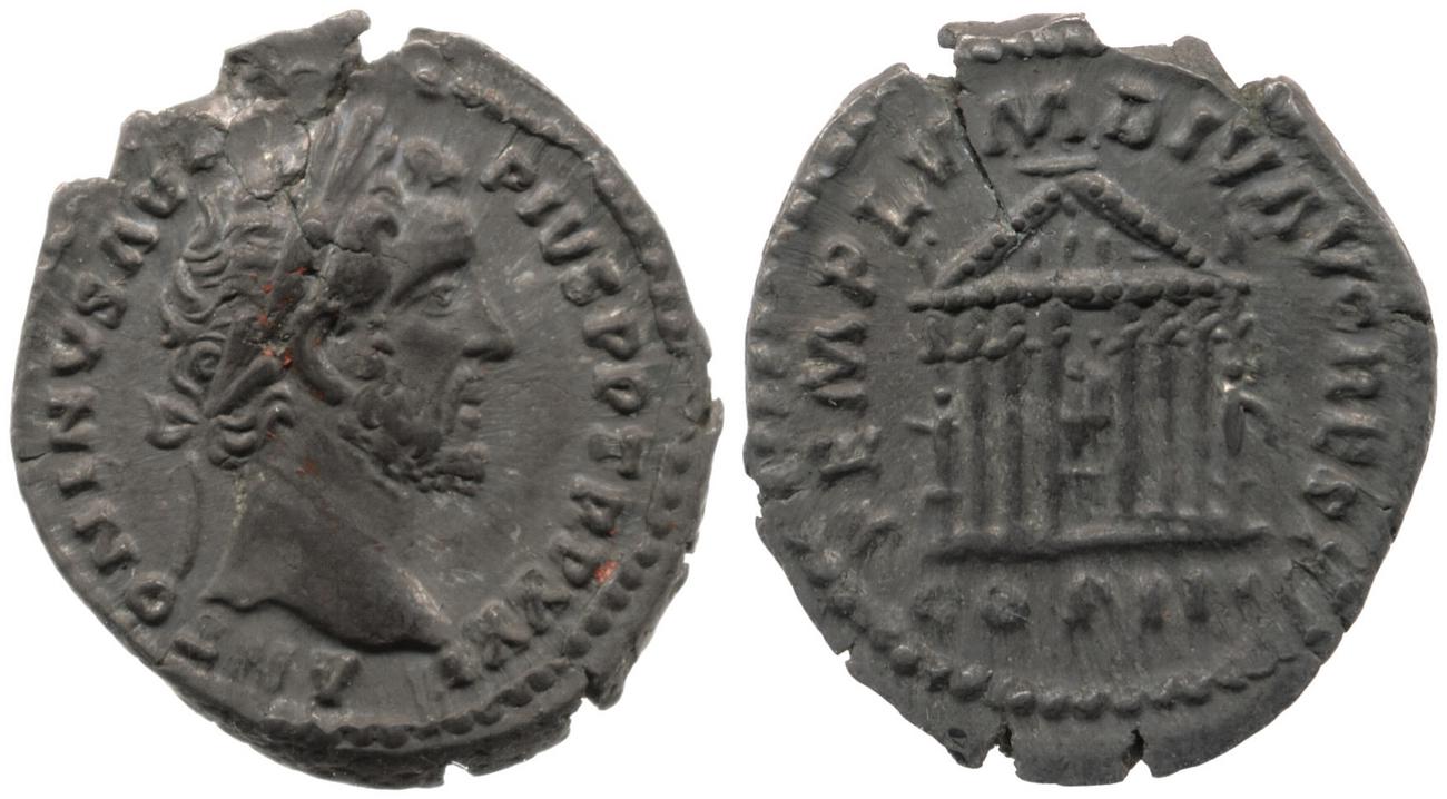 RIC III Antoninus Pius 290A, аверс, bm