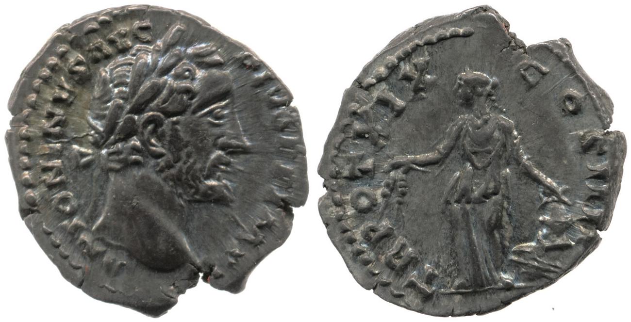 RIC III Antoninus Pius 249, аверс, bm