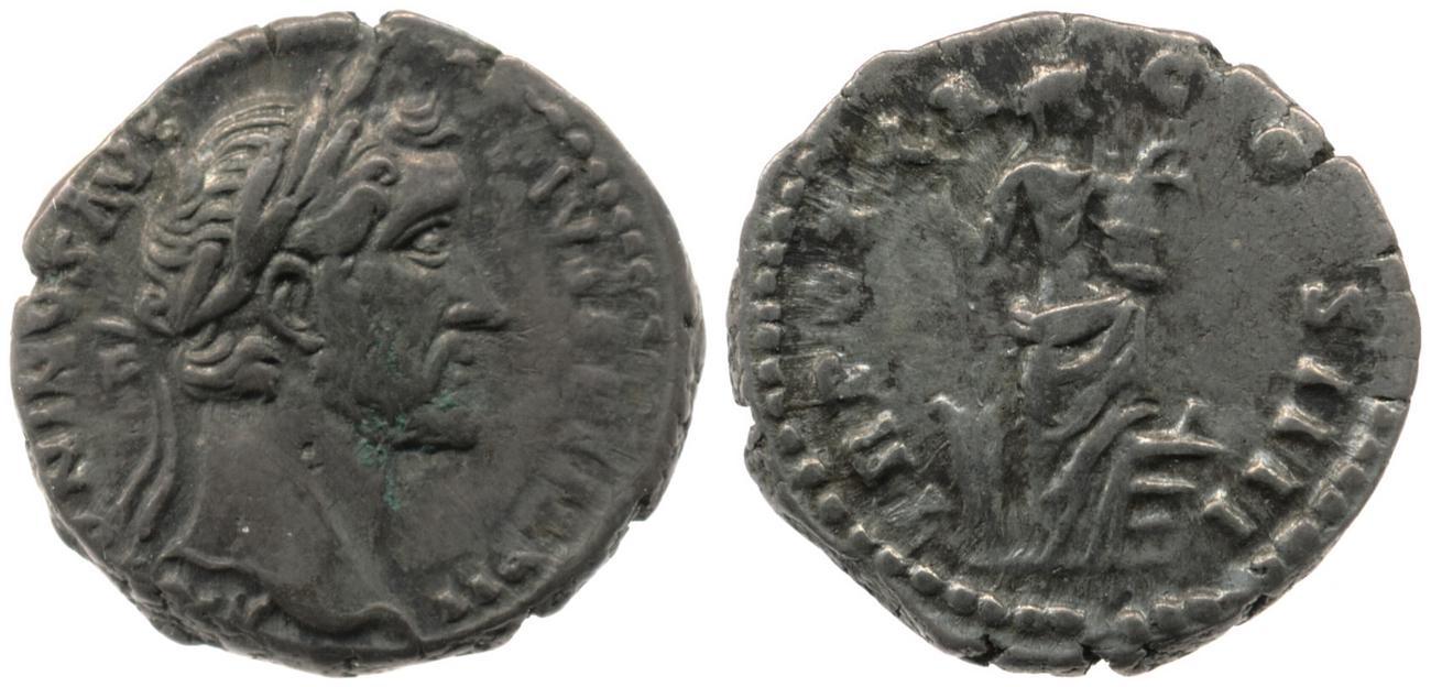 RIC III Antoninus Pius 260, аверс, bm