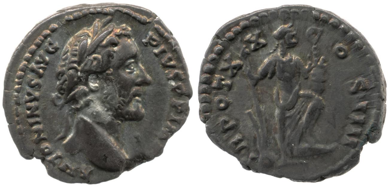 RIC III Antoninus Pius 260, аверс, bm