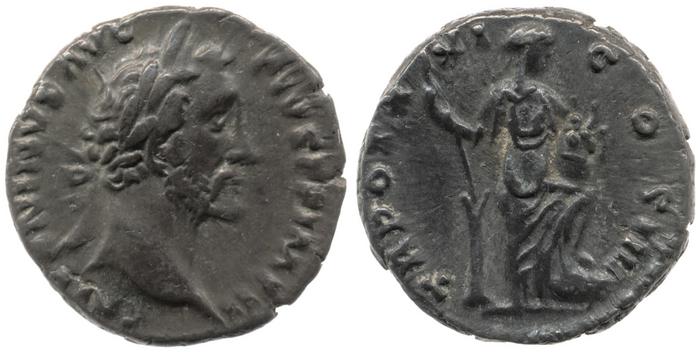 RIC III Antoninus Pius 275, реверс, bm