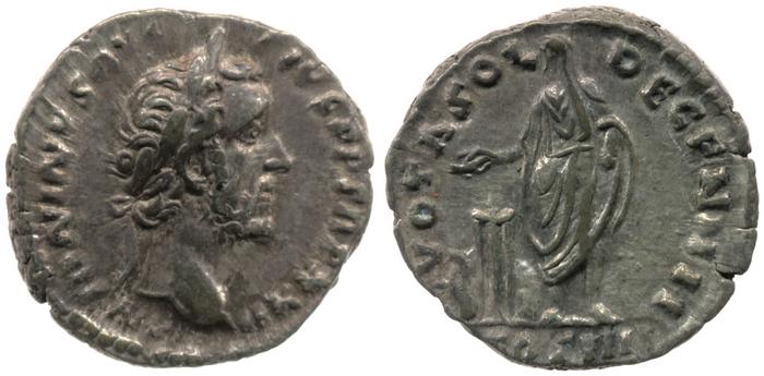 реверс RIC III Antoninus Pius 292a