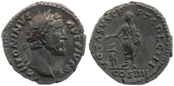 RIC III Antoninus Pius 157, реверс, bm