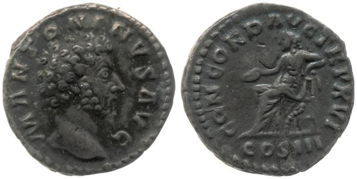 RIC III Marcus Aurelius 33, реверс, bm