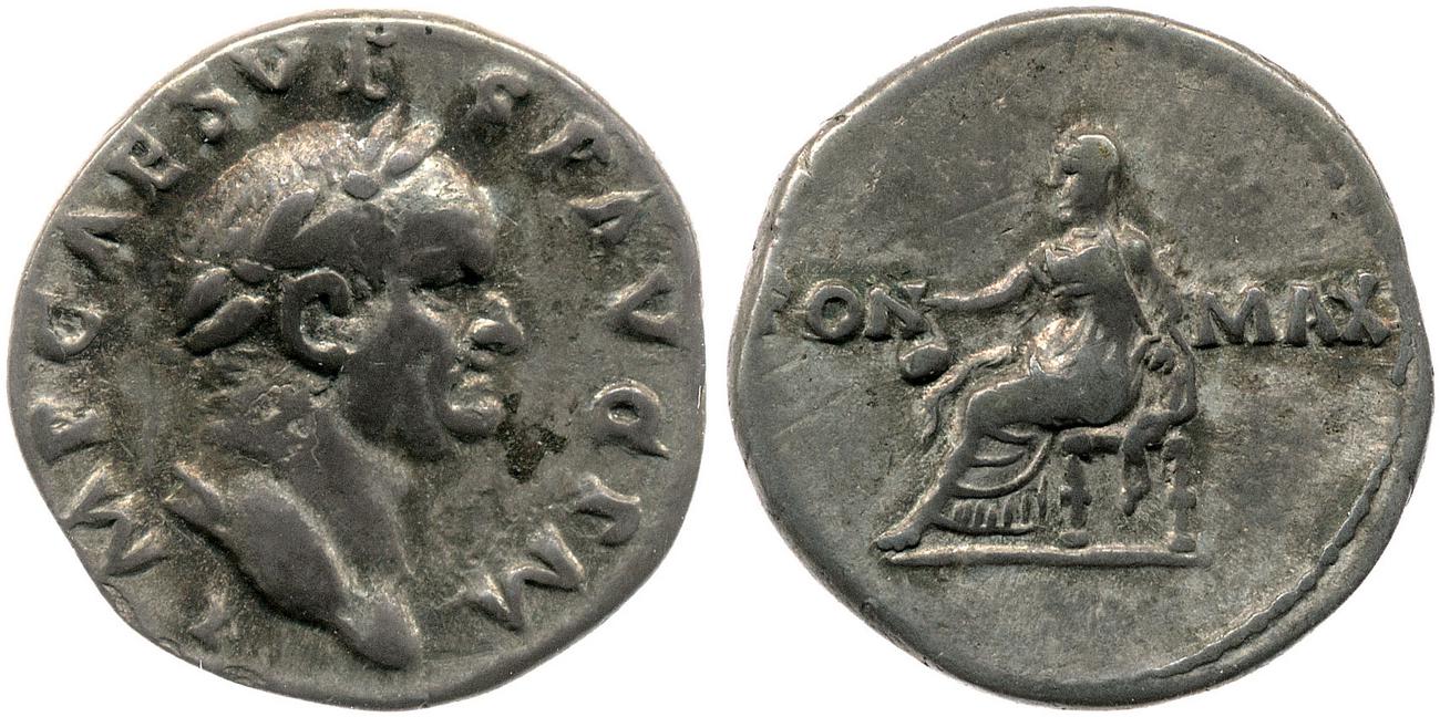 RIC II, Part 1 (second edition) Vespasian 45, аверс, bm