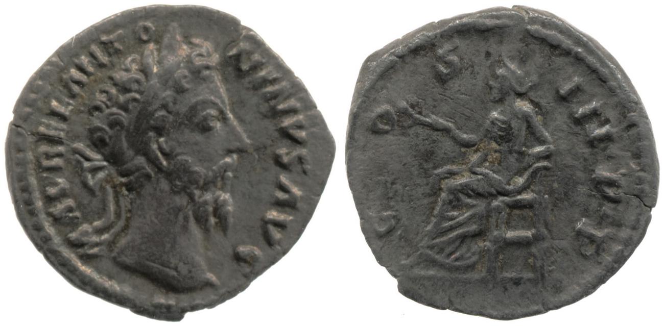 аверс RIC III Marcus Aurelius 425A