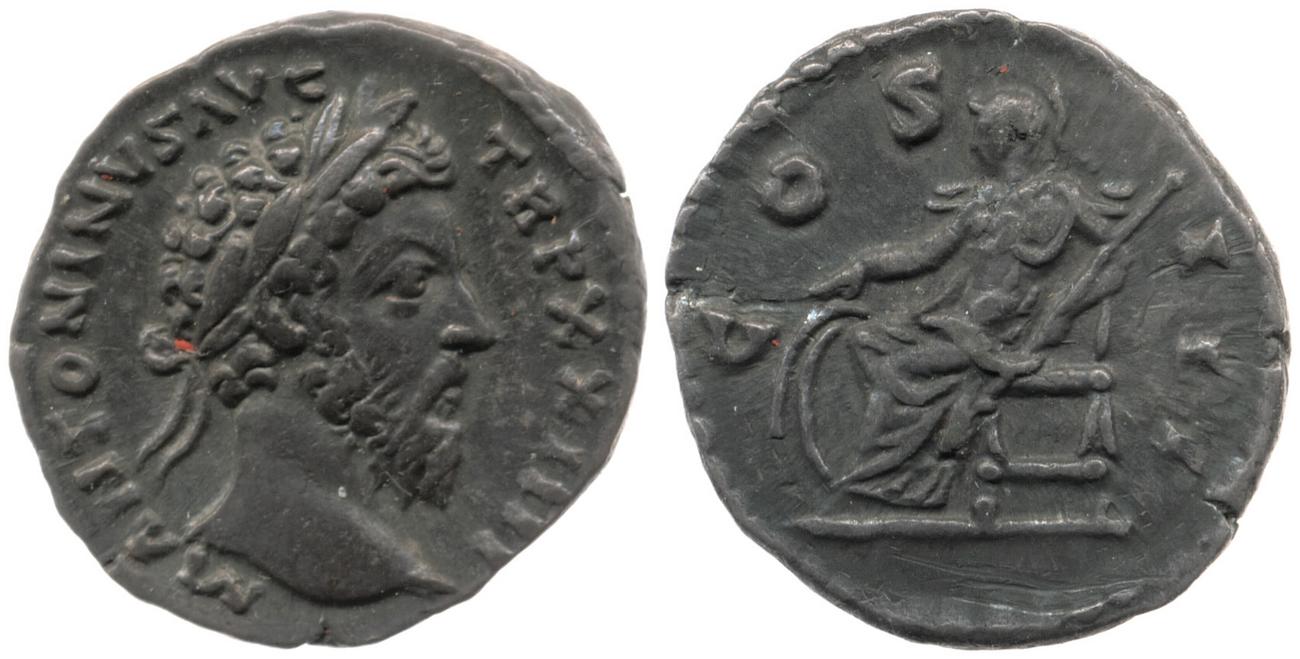 аверс RIC III Marcus Aurelius 213