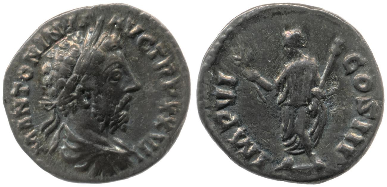 аверс RIC III Marcus Aurelius 283