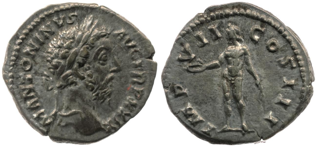 RIC III Marcus Aurelius 311, аверс, bm