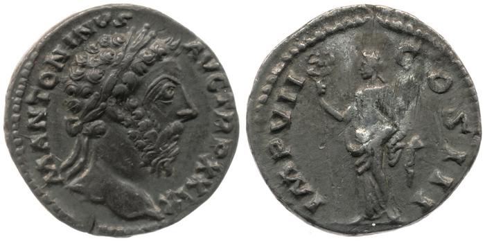 реверс RIC III Marcus Aurelius 314