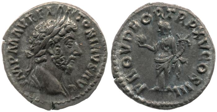 RIC III Marcus Aurelius 23, реверс, bm