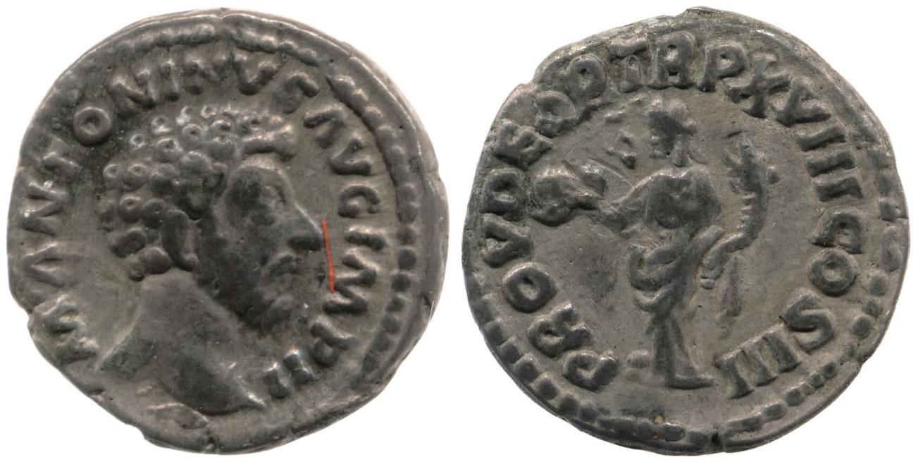 аверс RIC III Marcus Aurelius 95