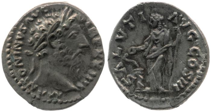 реверс RIC III Marcus Aurelius 222