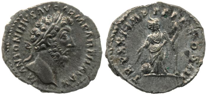 RIC III Marcus Aurelius 170, реверс, bm
