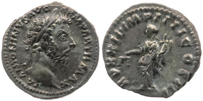 RIC III Marcus Aurelius 178, реверс, bm