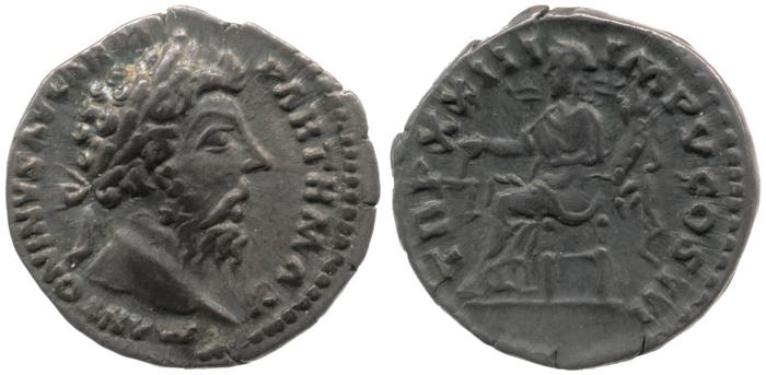 RIC III Marcus Aurelius 209, реверс, bm