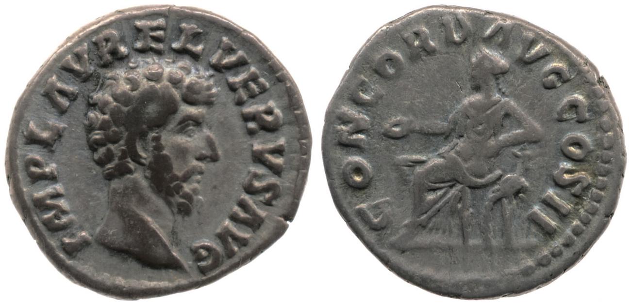 RIC III Marcus Aurelius 446, аверс, bm