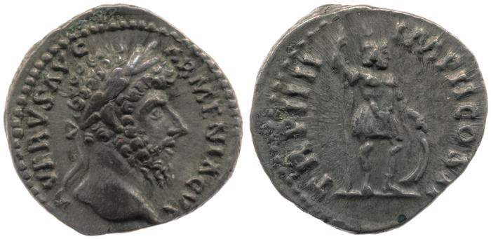 RIC III Marcus Aurelius 516, реверс, bm