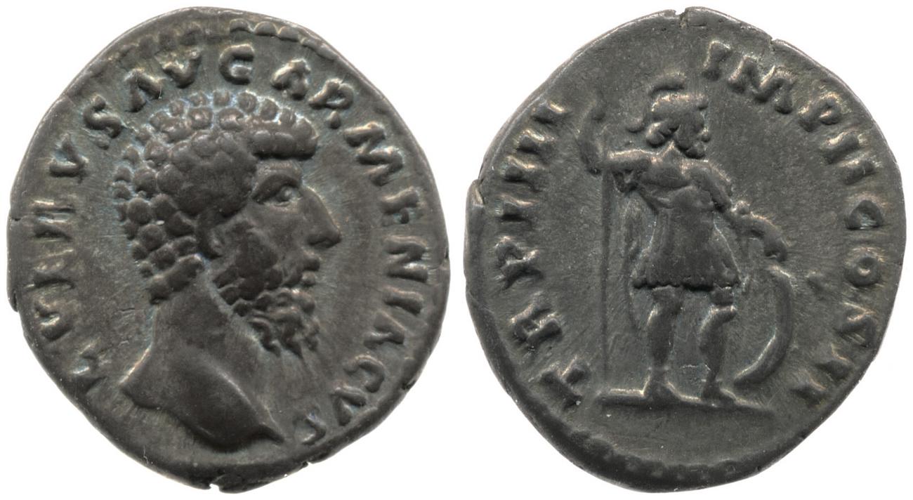 аверс RIC III Marcus Aurelius 515